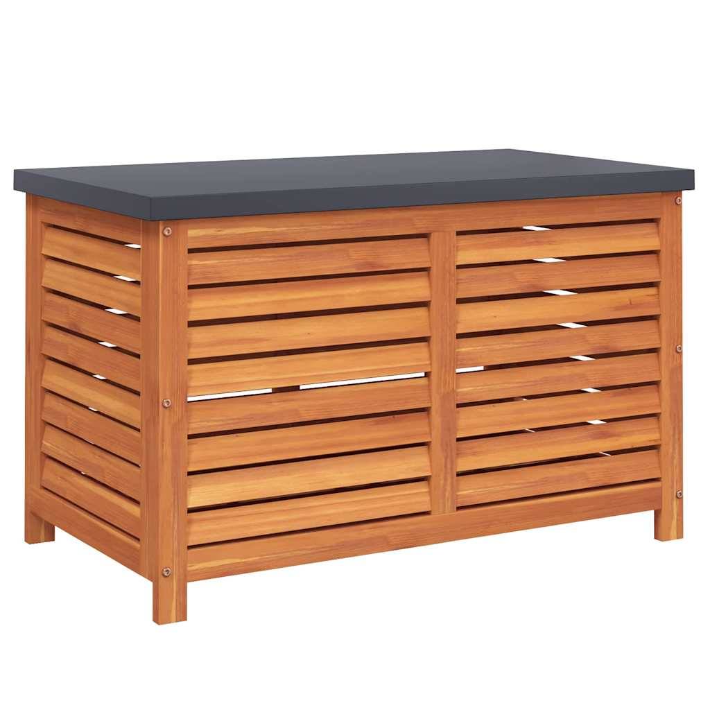 vidaXL Gartenbox 90x48x55 cm Massivholz Eukalyptus