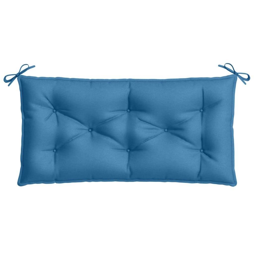 vidaXL Gartenbank-Auflage Melange Blau 100x50x7 cm Stoff