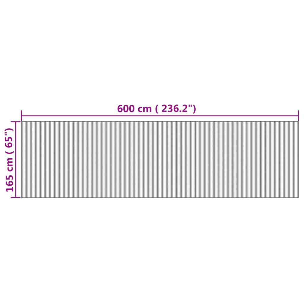 vidaXL Paravent Natur 165x600 cm Bambus