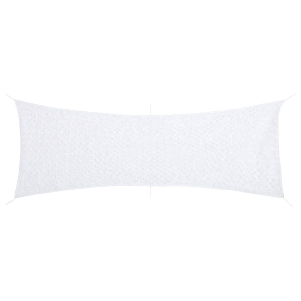 vidaXL Tarnnetz mit Aufbewahrungstasche 519x142 cm Weiß