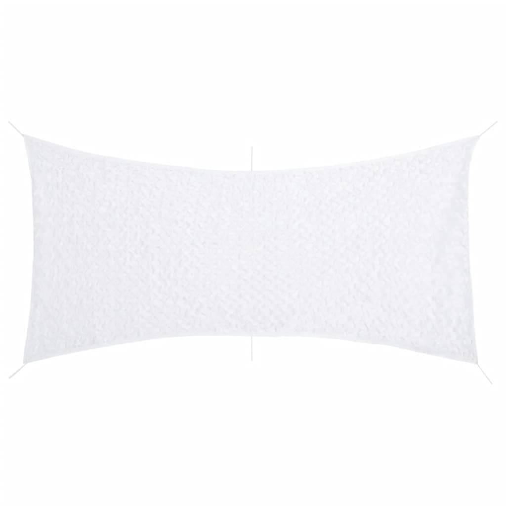 vidaXL Tarnnetz mit Aufbewahrungstasche 506x279 cm Weiß