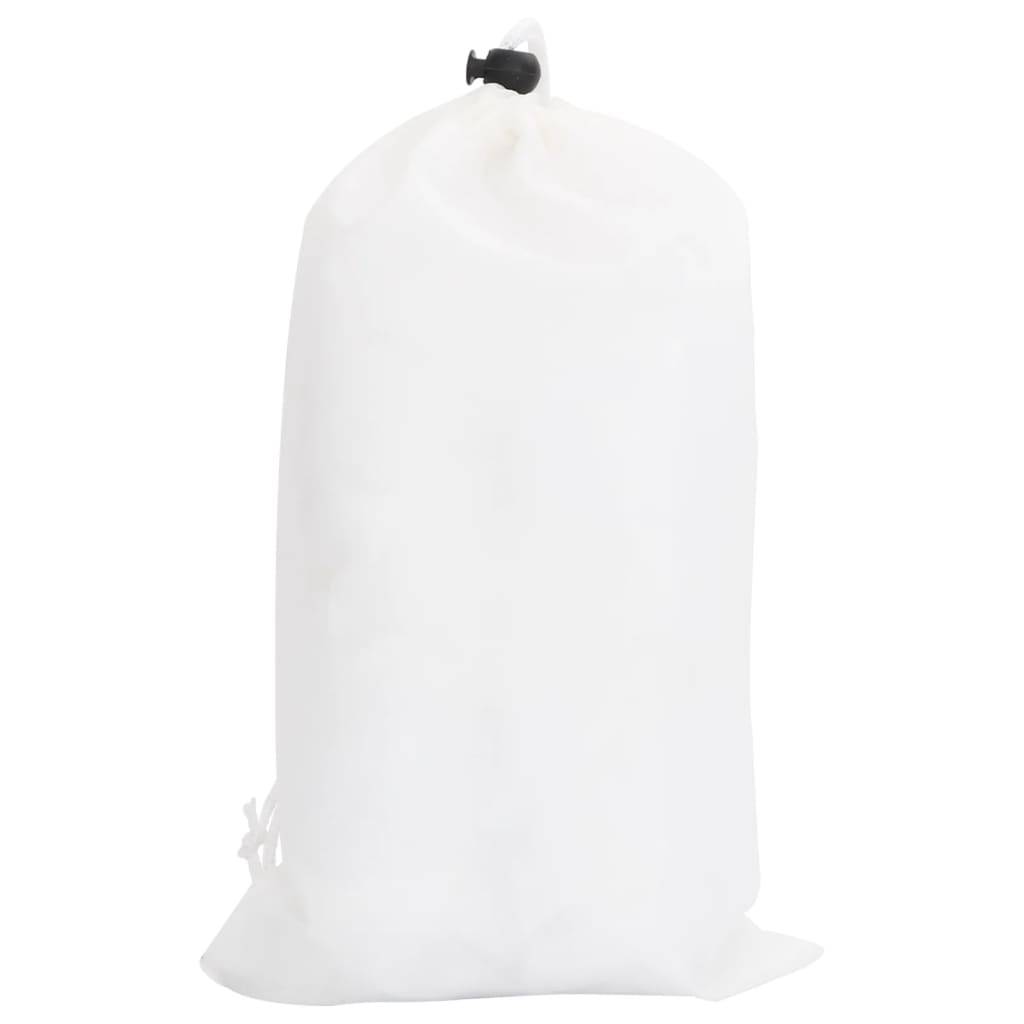 vidaXL Tarnnetz mit Aufbewahrungstasche 416x402 cm Weiß