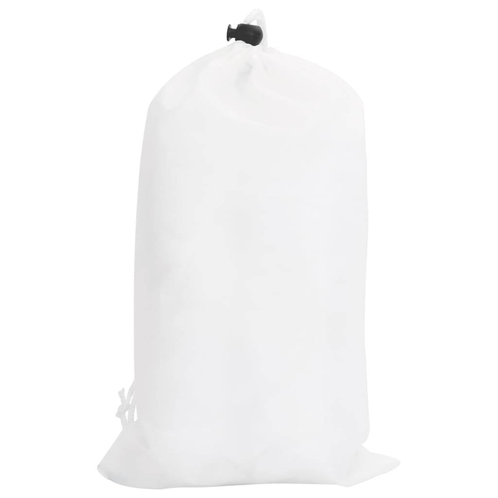 vidaXL Tarnnetz mit Aufbewahrungstasche 753x199 cm Weiß