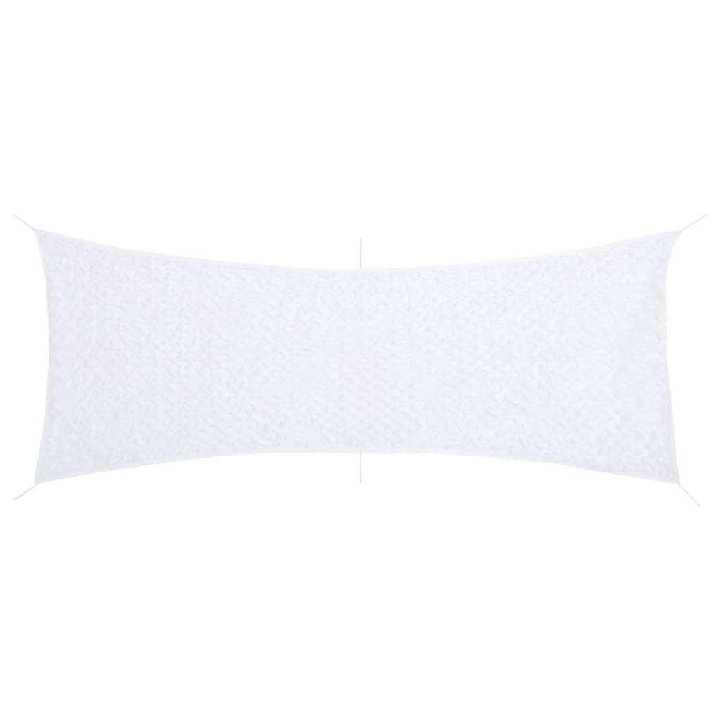vidaXL Tarnnetz mit Aufbewahrungstasche 525x205 cm Weiß