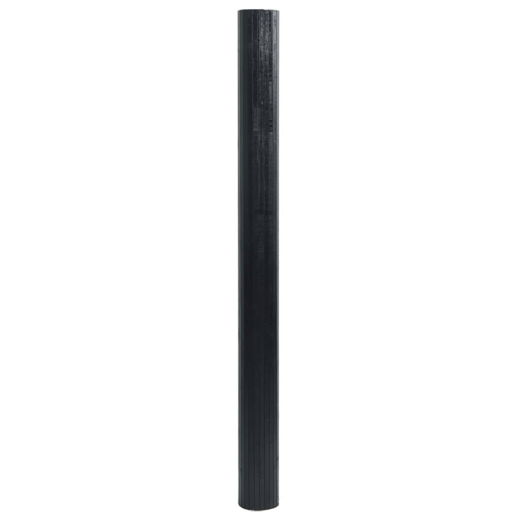 vidaXL Paravent Schwarz 165x800 cm Bambus