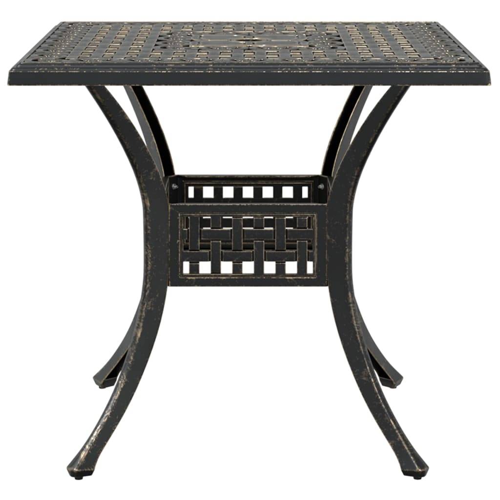 vidaXL 3-tlg. Bistro-Set Bronzen Aluminiumguss