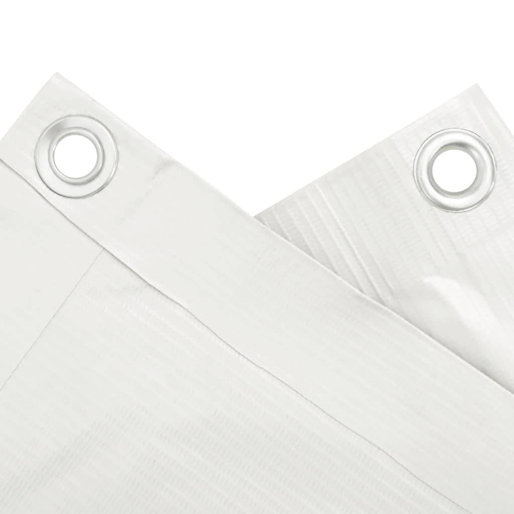 vidaXL Balkon-Sichtschutz Weiß 800x120 cm PVC
