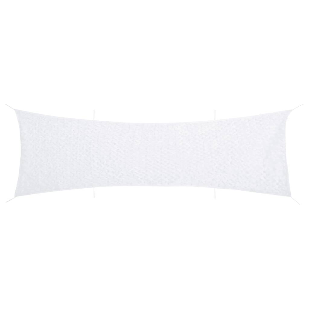 vidaXL Tarnnetz mit Aufbewahrungstasche 706x140 cm Weiß