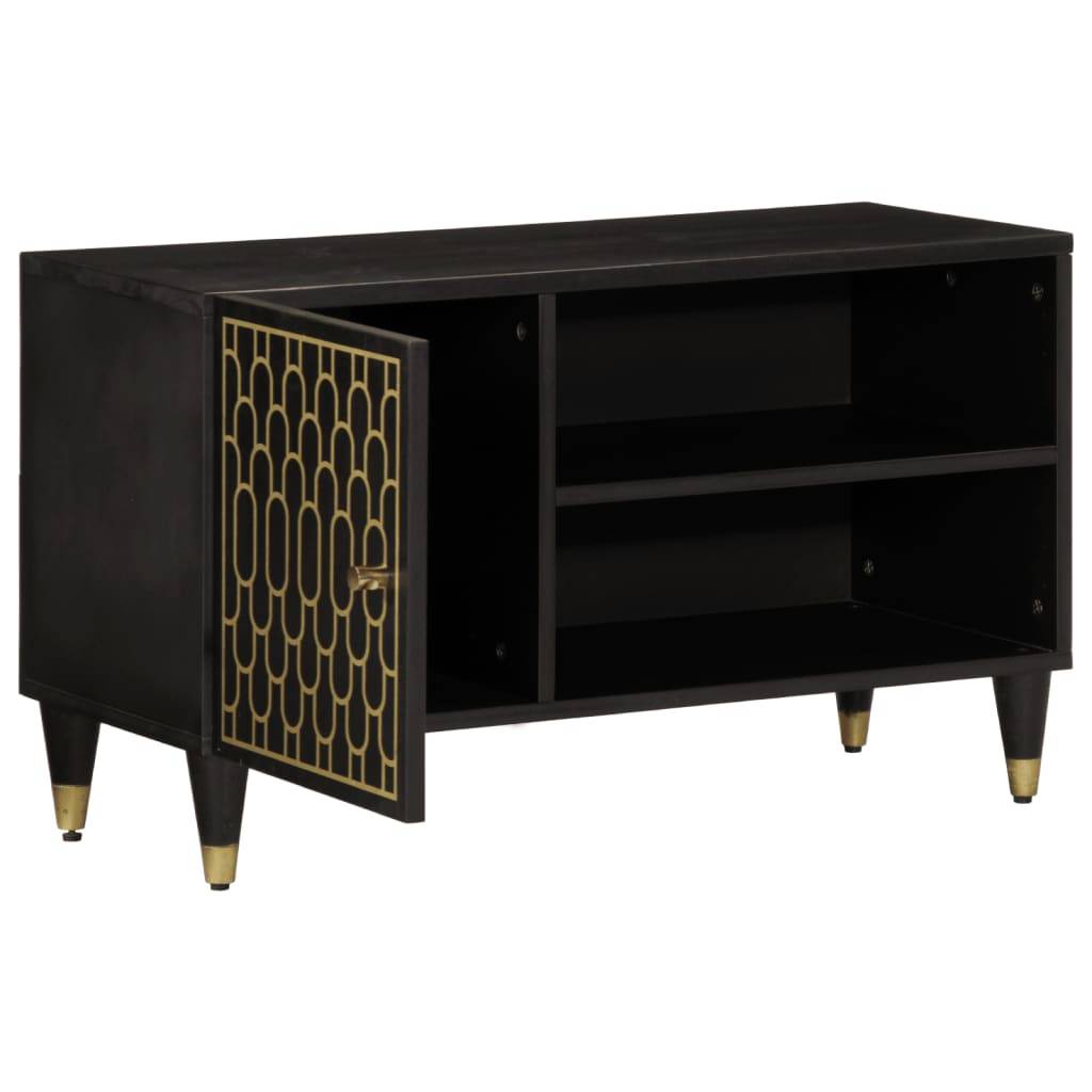 vidaXL TV-Schrank 80x31,5x46 cm Massivholz Mango