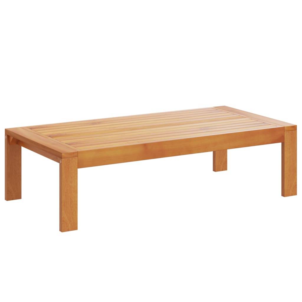 vidaXL 3-tlg. Garten-Sofagarnitur mit Kissen Massivholz Akazie