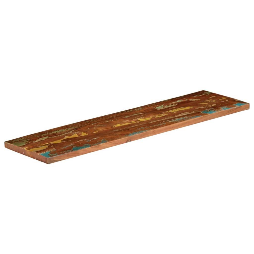 vidaXL Tischplatte 110x20x3,8 cm Rechteckig Altholz Massiv