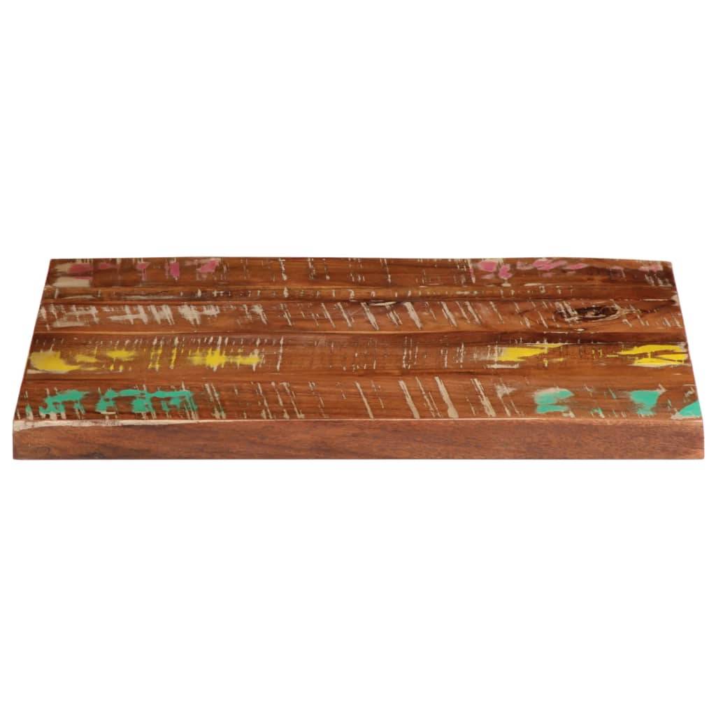 vidaXL Tischplatte 60x50x3,8 cm Rechteckig Altholz Massiv