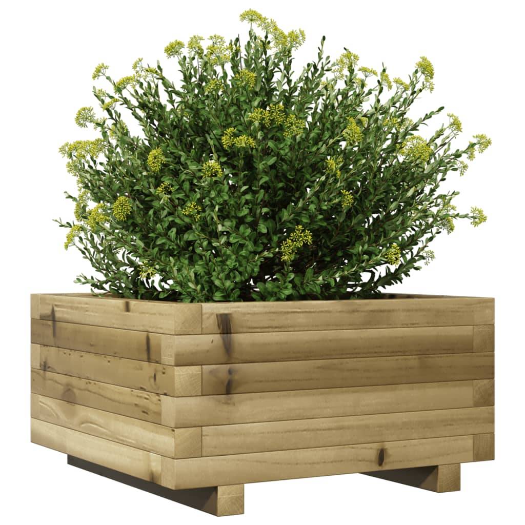 vidaXL Pflanzkübel 50x50x26,5 cm Kiefernholz Imprägniert