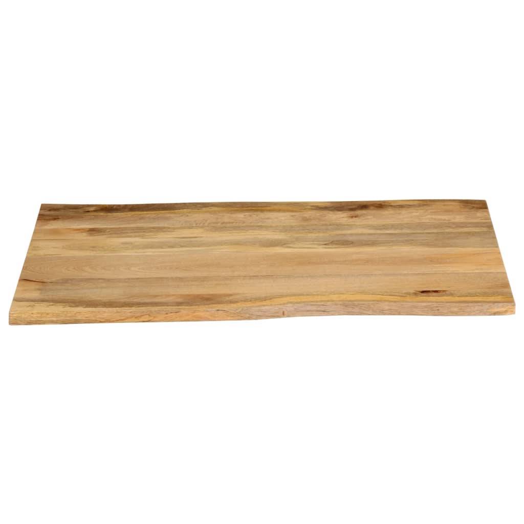 vidaXL Tischplatte mit Baumkante 90x80x3,8 cm Massivholz Mango