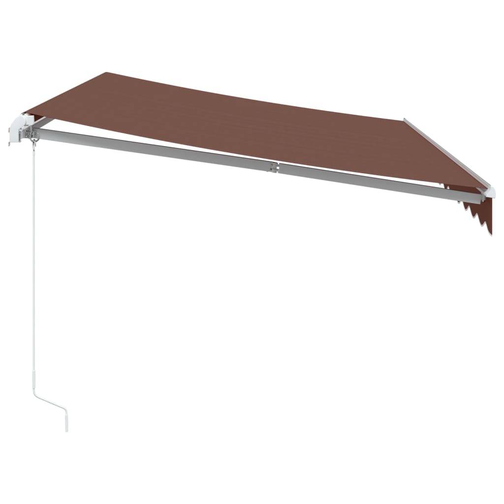 vidaXL Markise Manuell Braun 350x250 cm