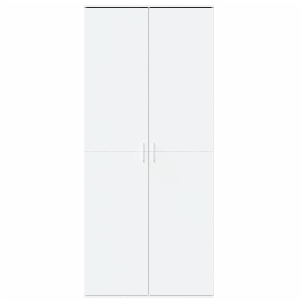 vidaXL Highboard Weiß 80x35x180 cm Holzwerkstoff