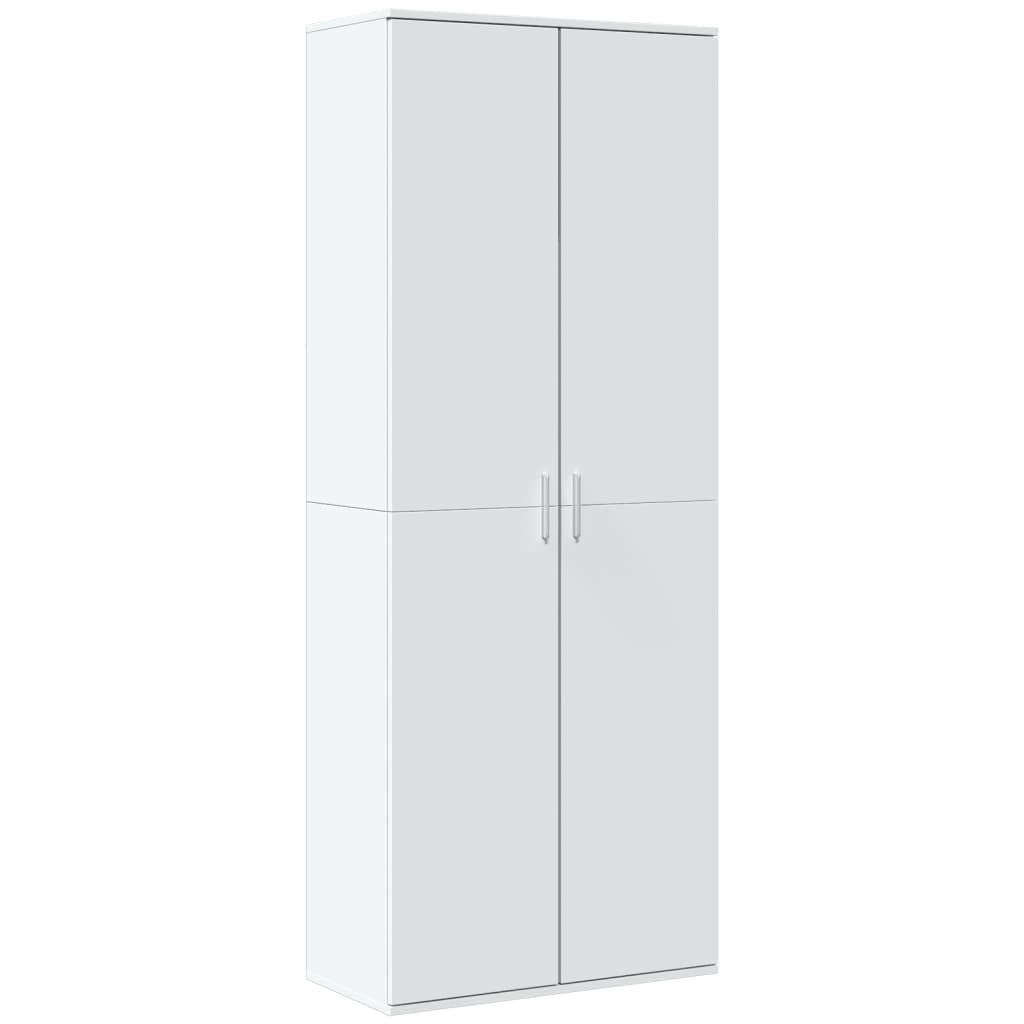 vidaXL Highboard Weiß 70x35x180 cm Holzwerkstoff