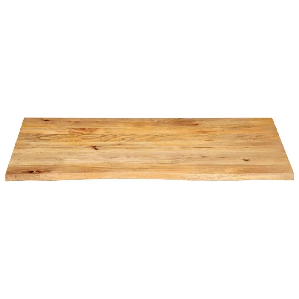 vidaXL Tischplatte mit Baumkante 120x60x3,8 cm Massivholz Mango