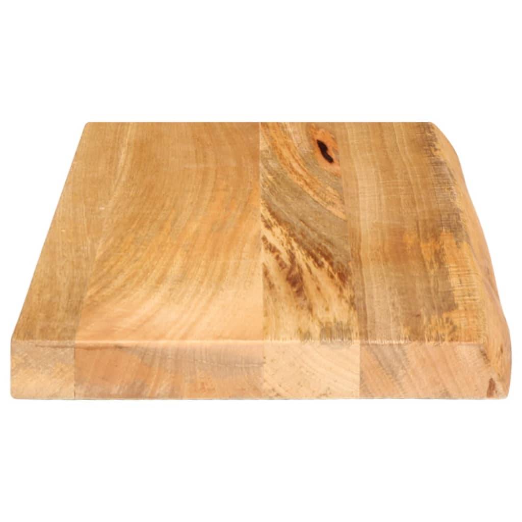 vidaXL Tischplatte mit Baumkante 40x20x3,8 cm Massivholz Mango