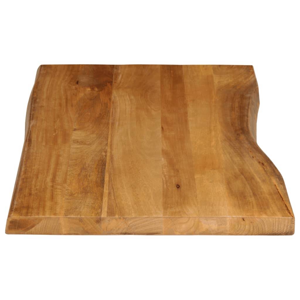 vidaXL Tischplatte mit Baumkante 100x60x3,8 cm Massivholz Mango
