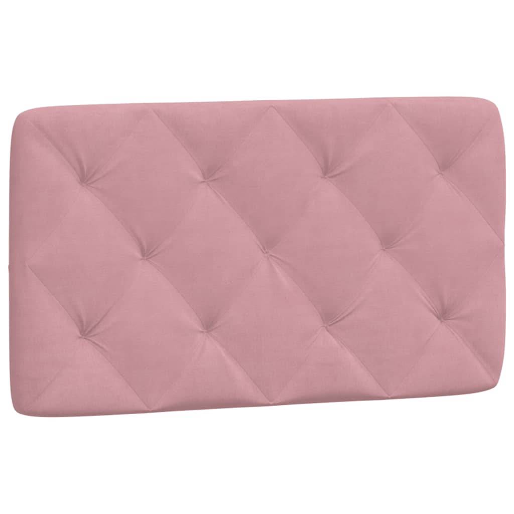 vidaXL Kopfteil-Kissen Rosa 90 cm Samt