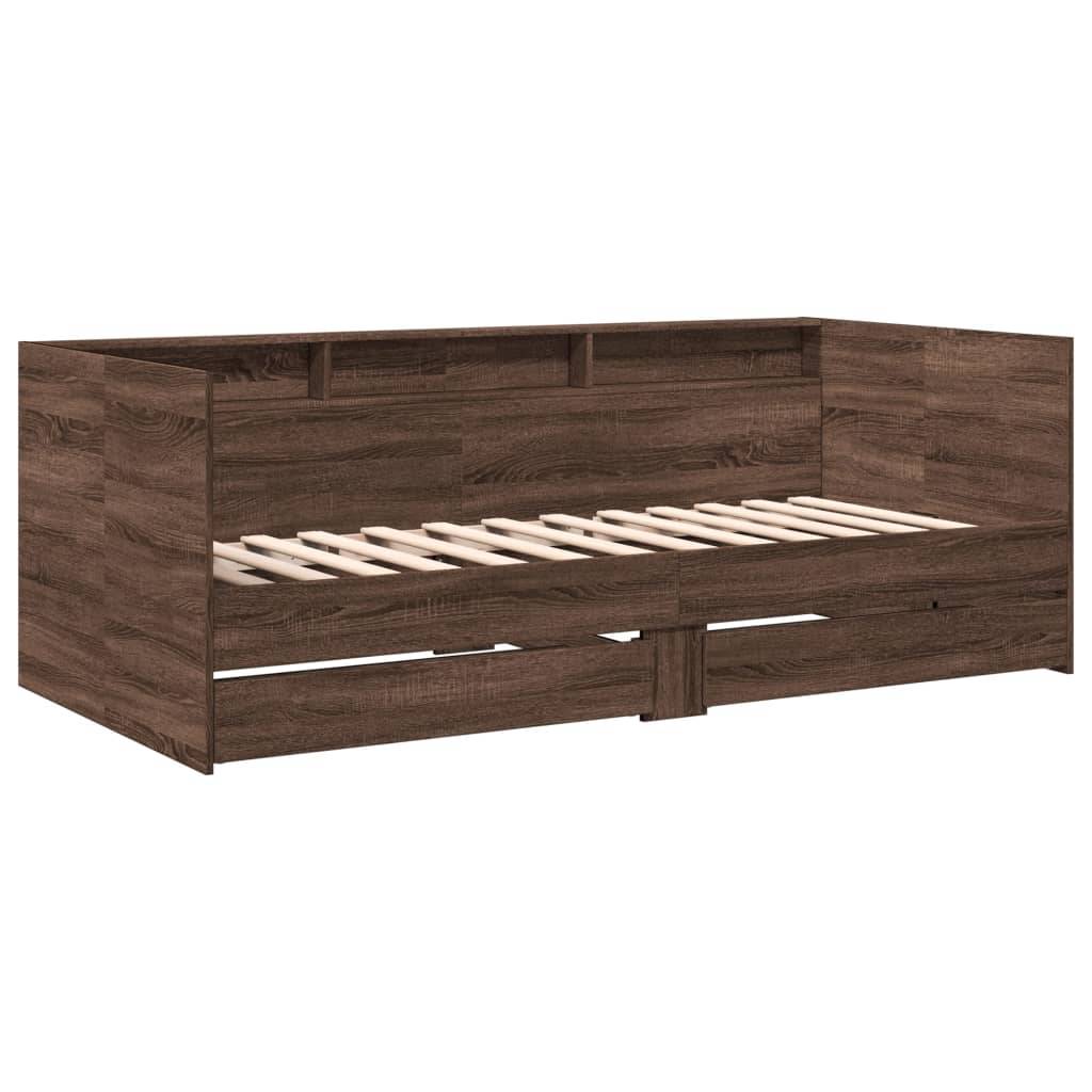 vidaXL Tagesbett mit Schubladen ohne Matratze 100x200 cm
