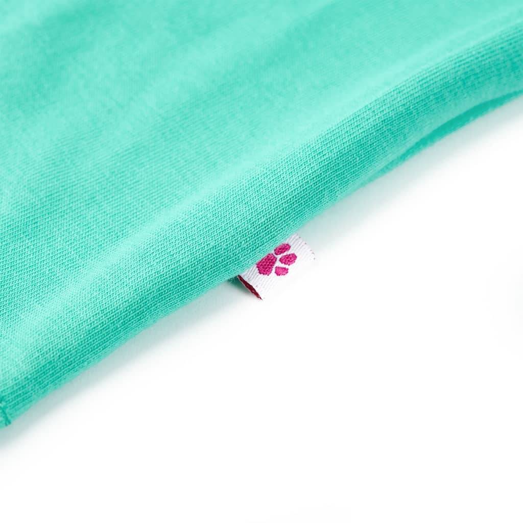 Kinder-T-Shirt Minzgrün 128