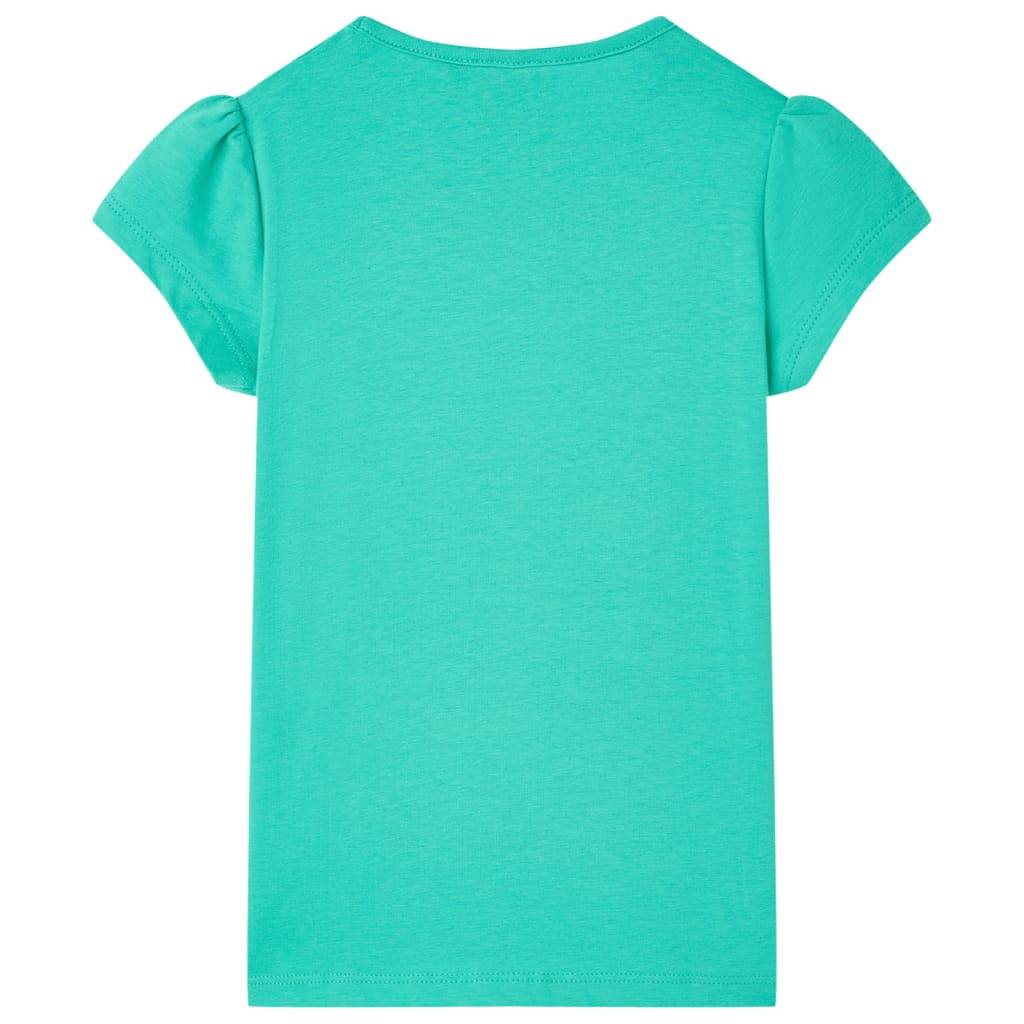 Kinder-T-Shirt Minzgrün 128