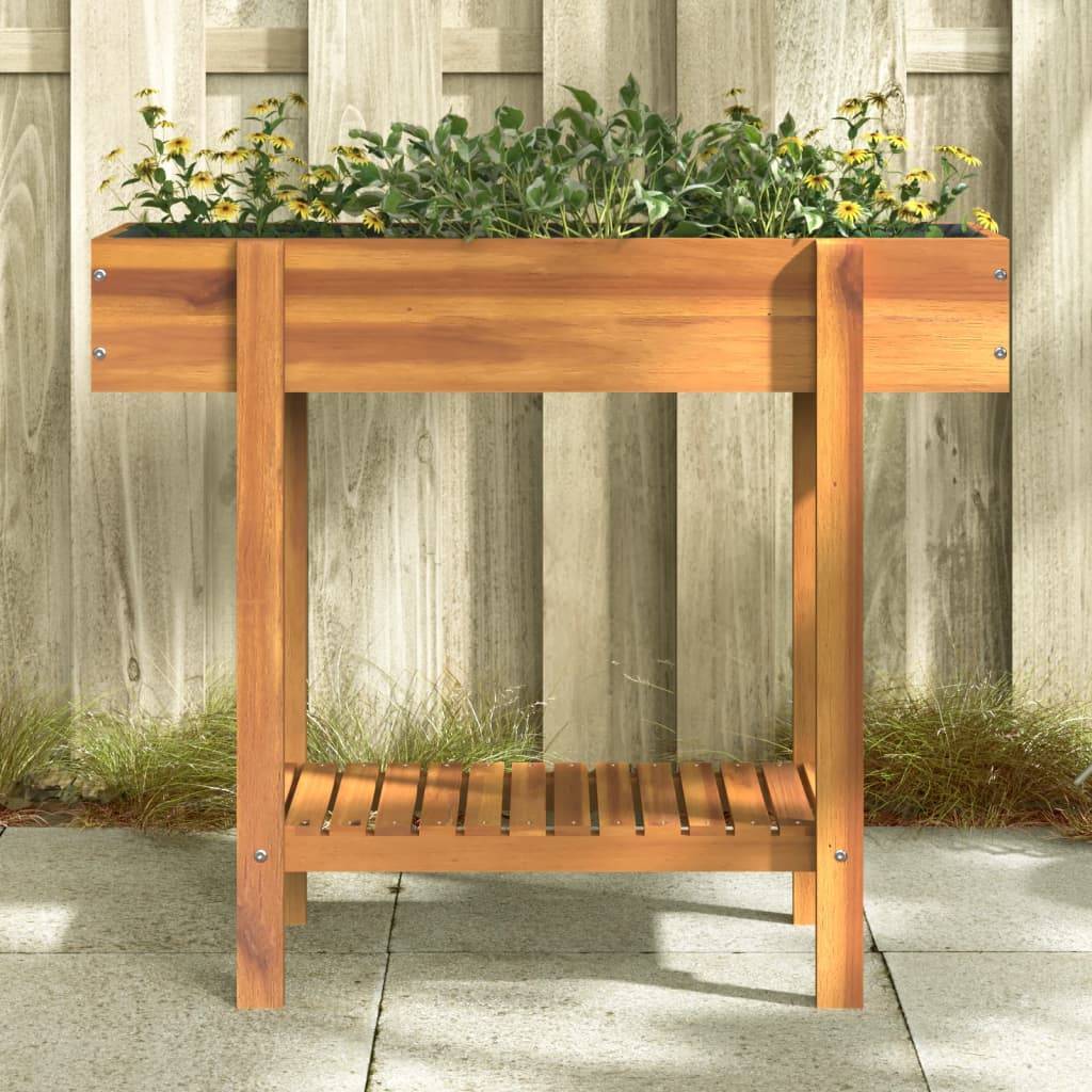 vidaXL Hochbeet 90x30x75 cm Massivholz Akazie