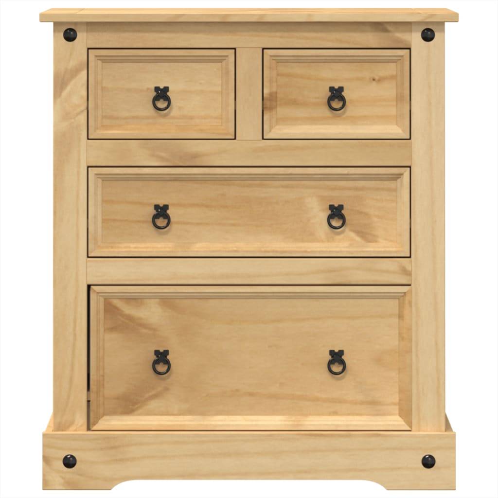 vidaXL Kommode Corona 80x43x91 cm Massivholz Kiefer