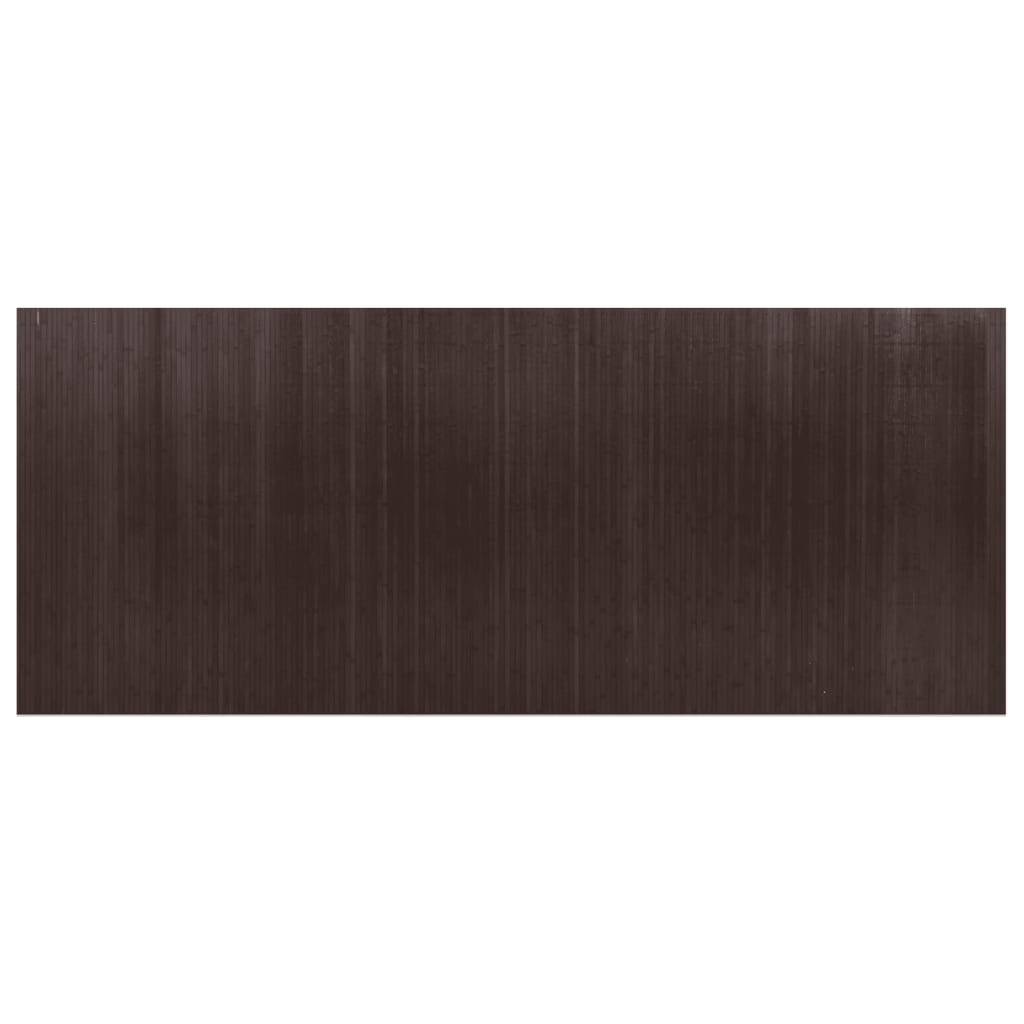 vidaXL Paravent Dunkelbraun 165x400 cm Bambus