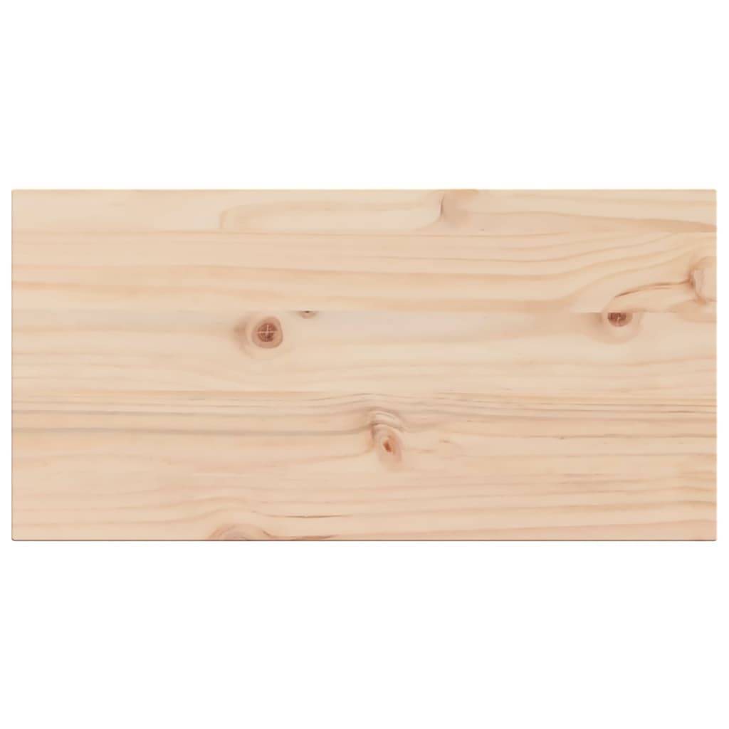 vidaXL Tischplatten 2 Stk. 70x35x1,7 cm Rechteckig Massivholz Kiefer