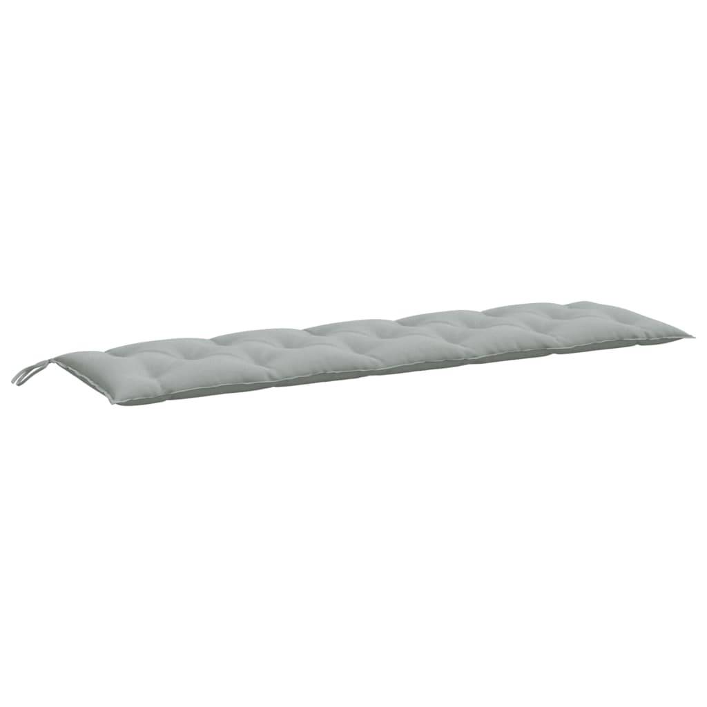 vidaXL Gartenbank-Auflage Melange Hellgrau 180x50x7 cm Stoff