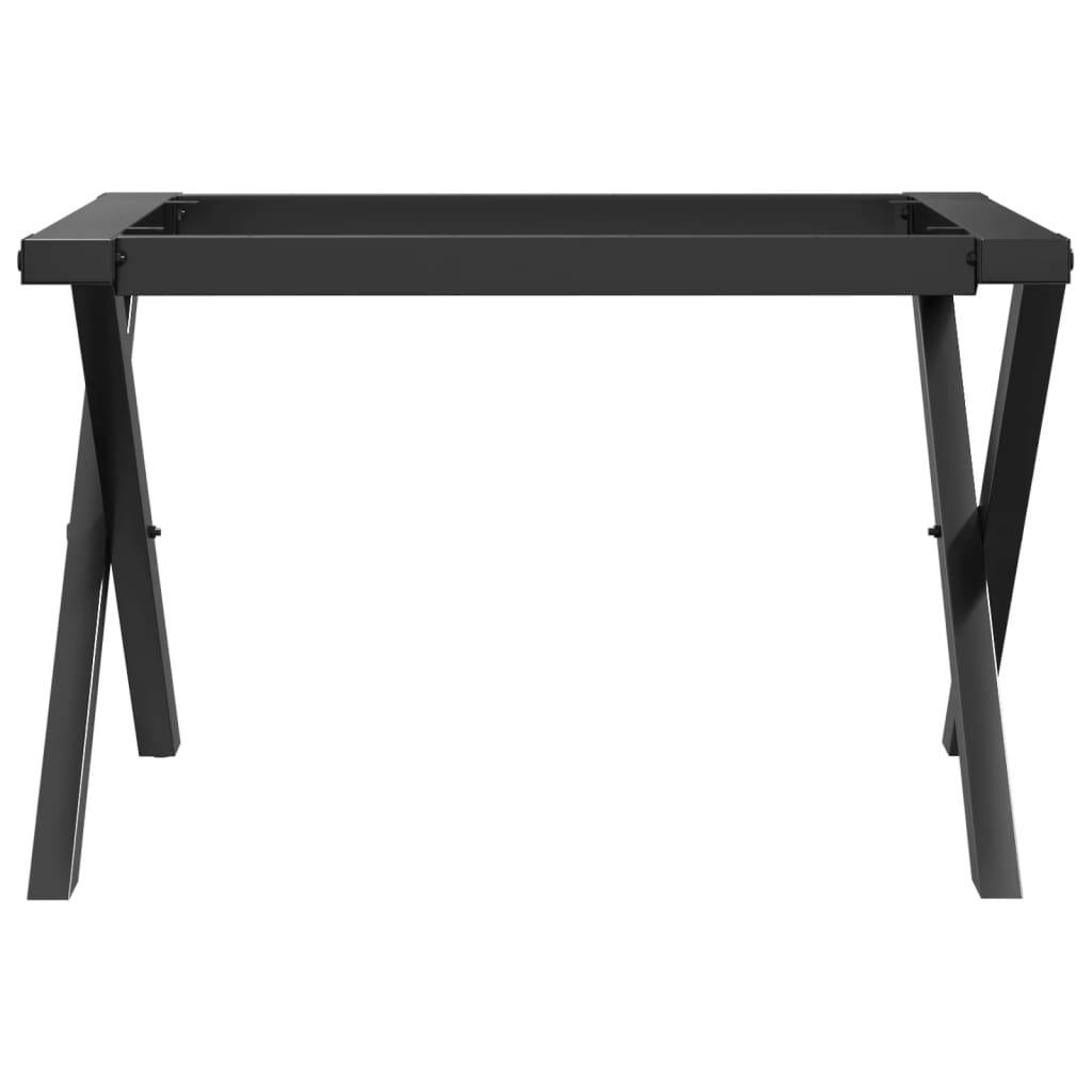 vidaXL Couchtisch-Gestell in X-Form 60x40x38 cm Stahl