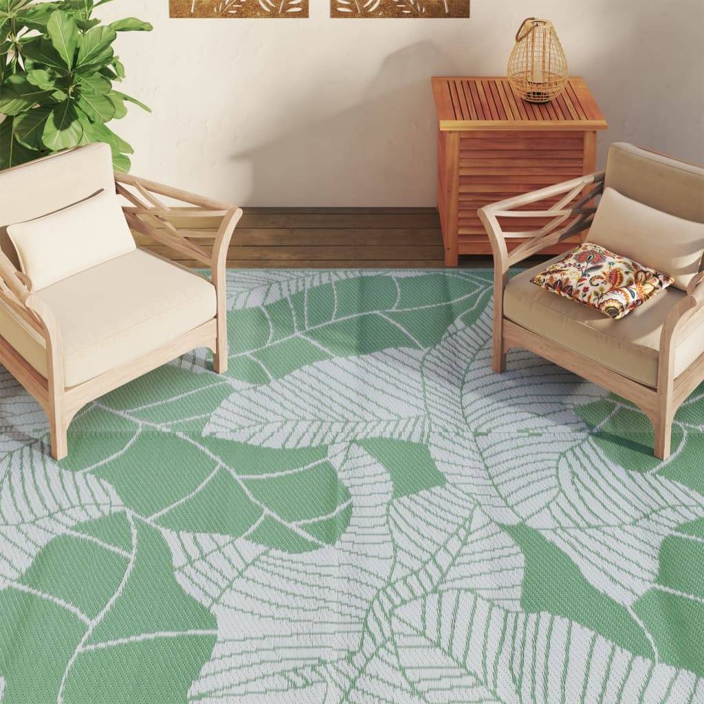 vidaXL Outdoor-Teppich ARAKIL Grün 190x290 cm PP