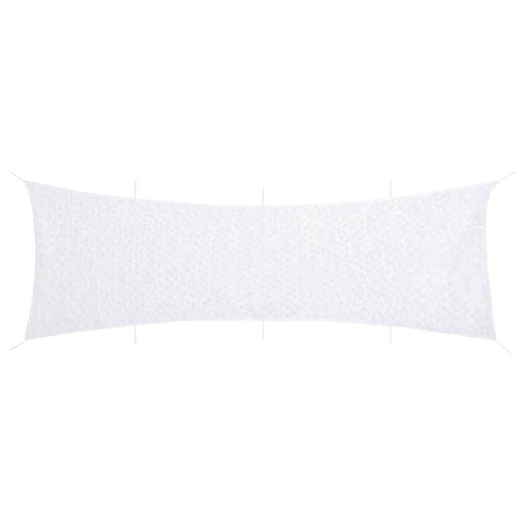vidaXL Tarnnetz mit Aufbewahrungstasche 809x207 cm Weiß