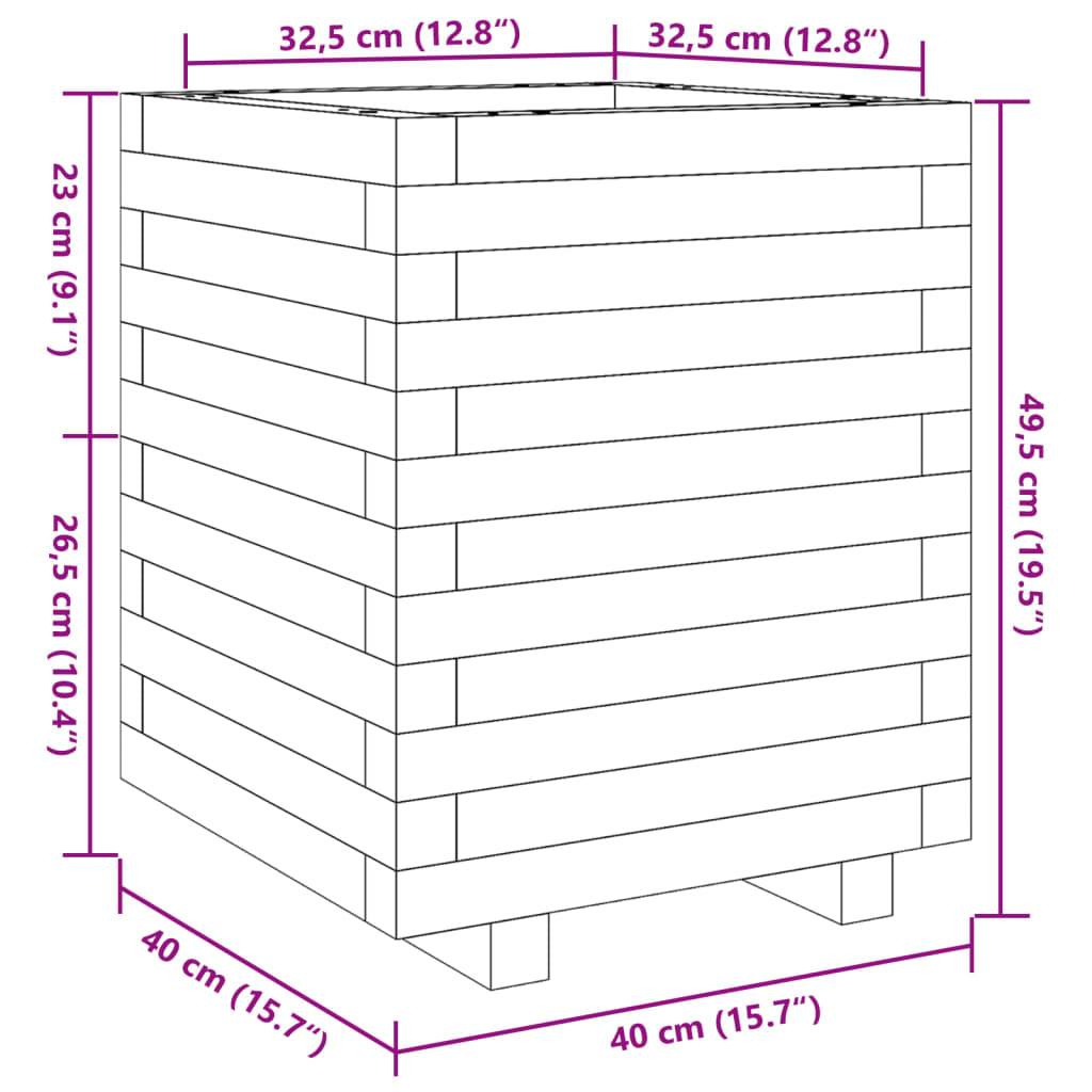 vidaXL Pflanzkübel 40x40x49,5 cm Massivholz Douglasie