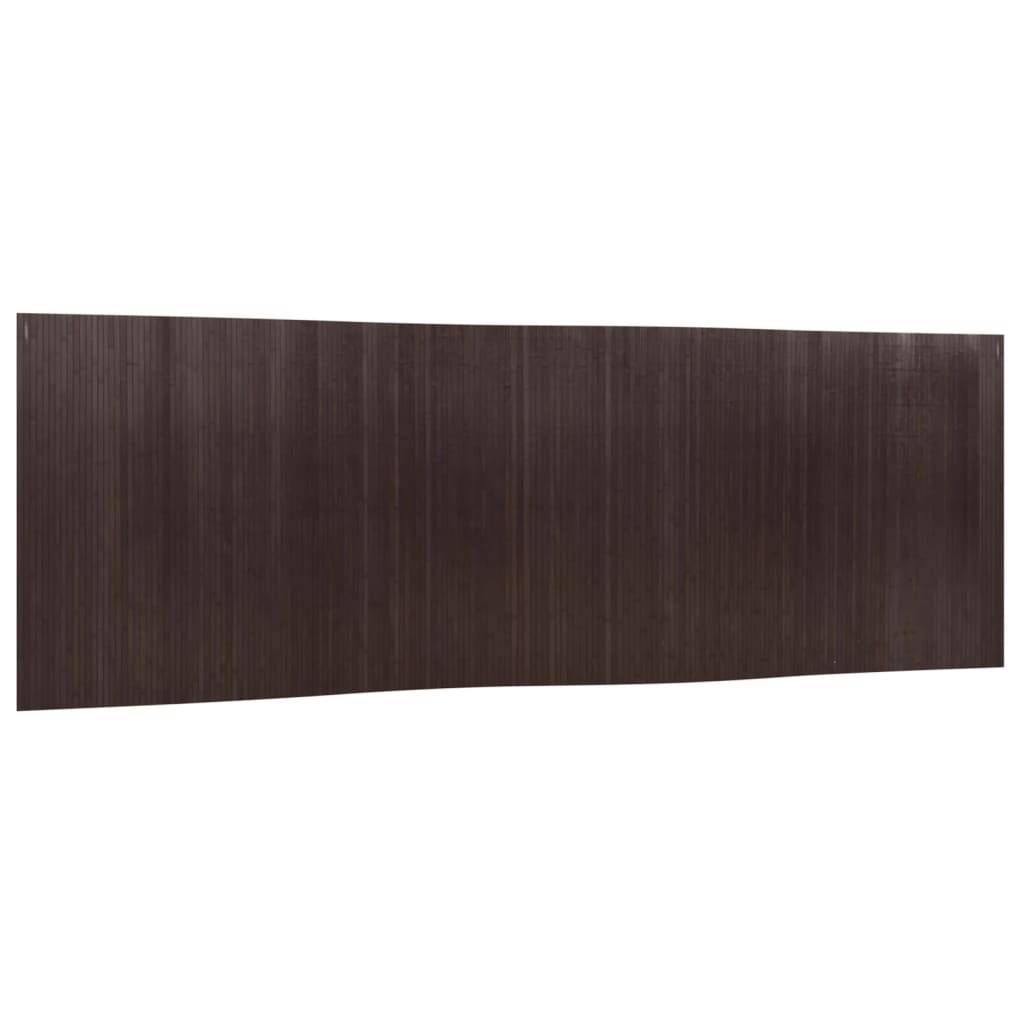 vidaXL Paravent Dunkelbraun 165x600 cm Bambus