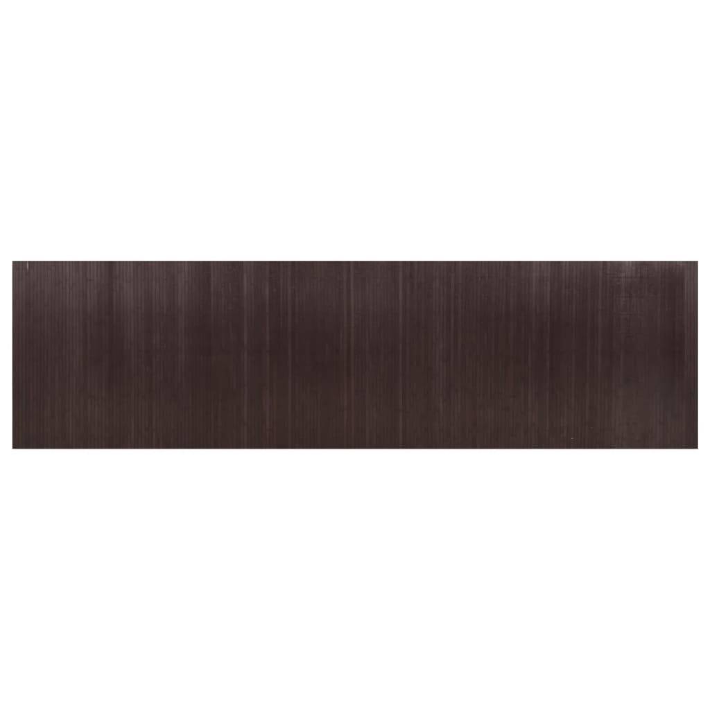 vidaXL Paravent Dunkelbraun 165x600 cm Bambus