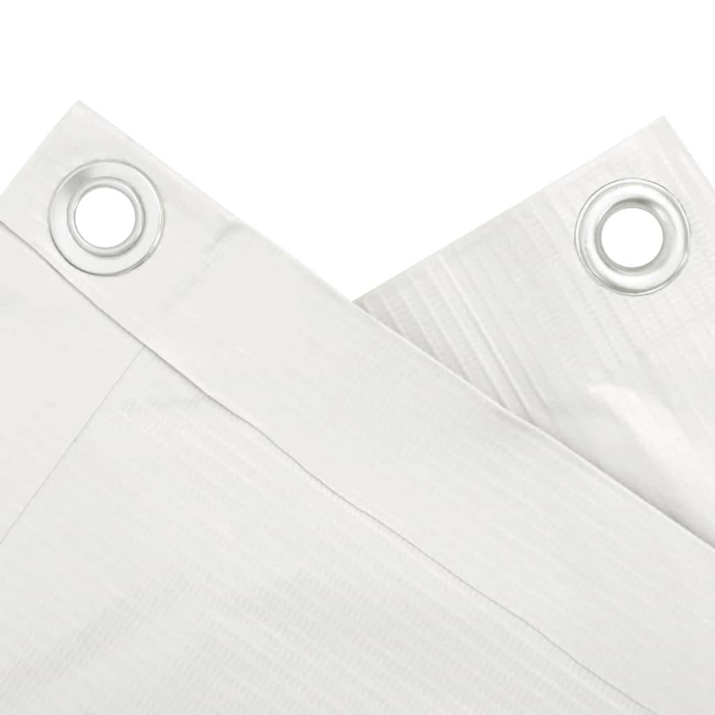 vidaXL Balkon-Sichtschutz Weiß 1000x120 cm PVC