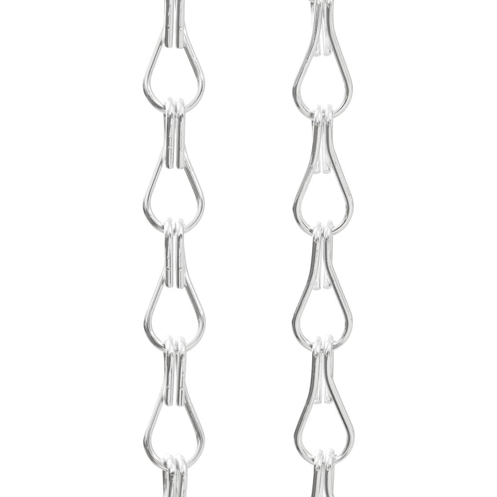 vidaXL Türvorhang aus Ketten 56x202 cm Aluminium