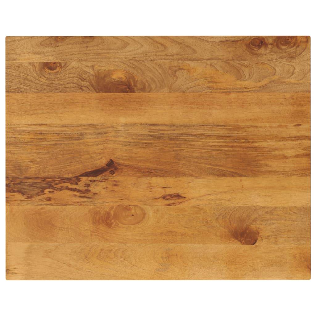 vidaXL Tischplatte 110x80x2,5 cm Rechteckig Massivholz Mango