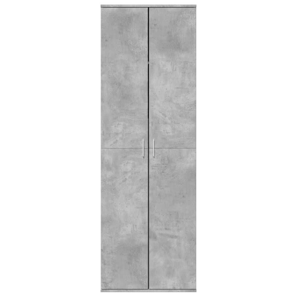 vidaXL Highboard Betongrau 60x35x180 cm Holzwerkstoff
