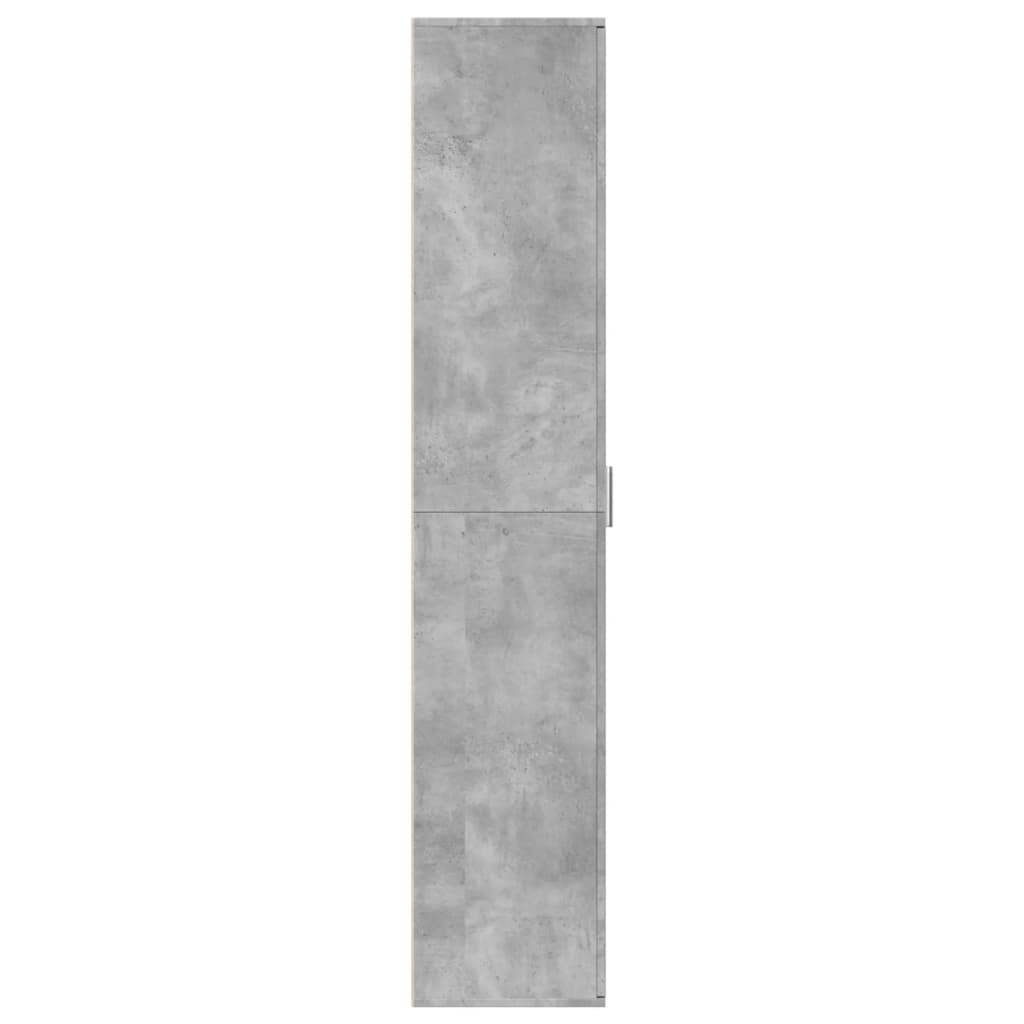 vidaXL Highboard Betongrau 60x35x180 cm Holzwerkstoff