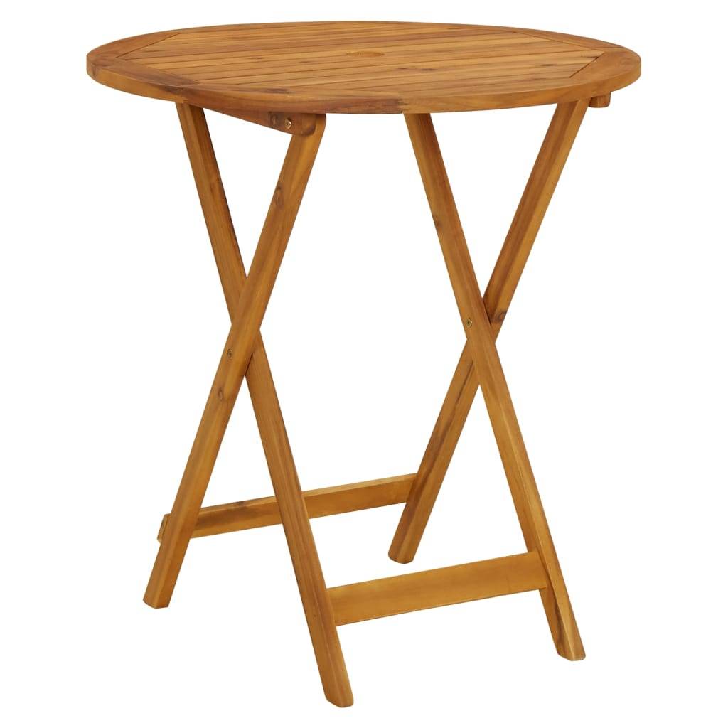 vidaXL 3-tlg. Bistro-Set Anthrazit Stoff und Massivholz