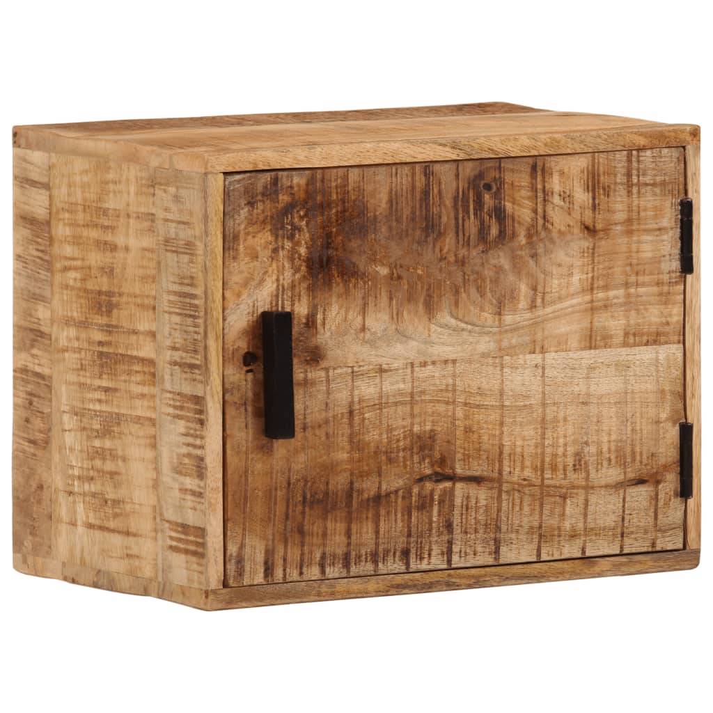 vidaXL Wand-Nachttisch 40x30x25 cm Massivholz Mango