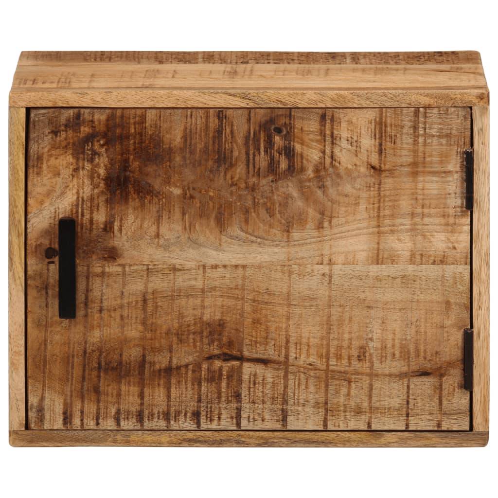 vidaXL Wand-Nachttisch 40x30x25 cm Massivholz Mango