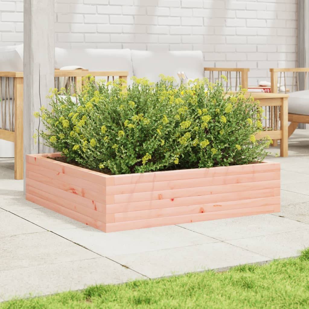 vidaXL Pflanzkübel 90x90x23 cm Massivholz Douglasie