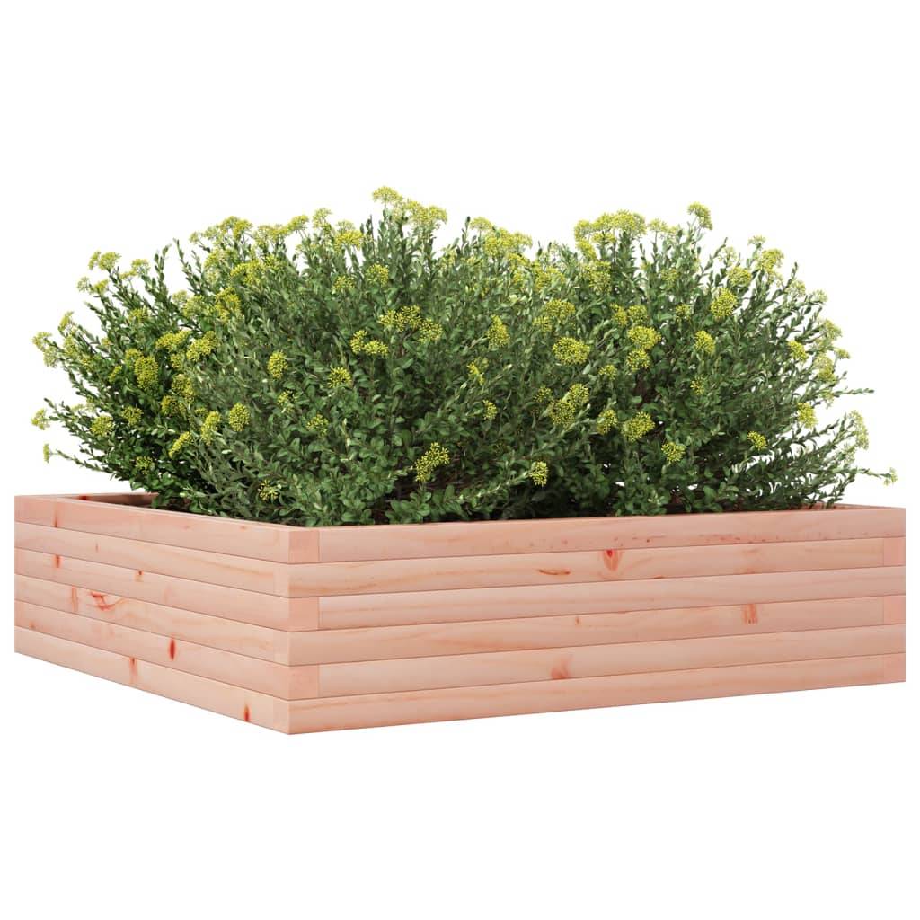 vidaXL Pflanzkübel 90x90x23 cm Massivholz Douglasie