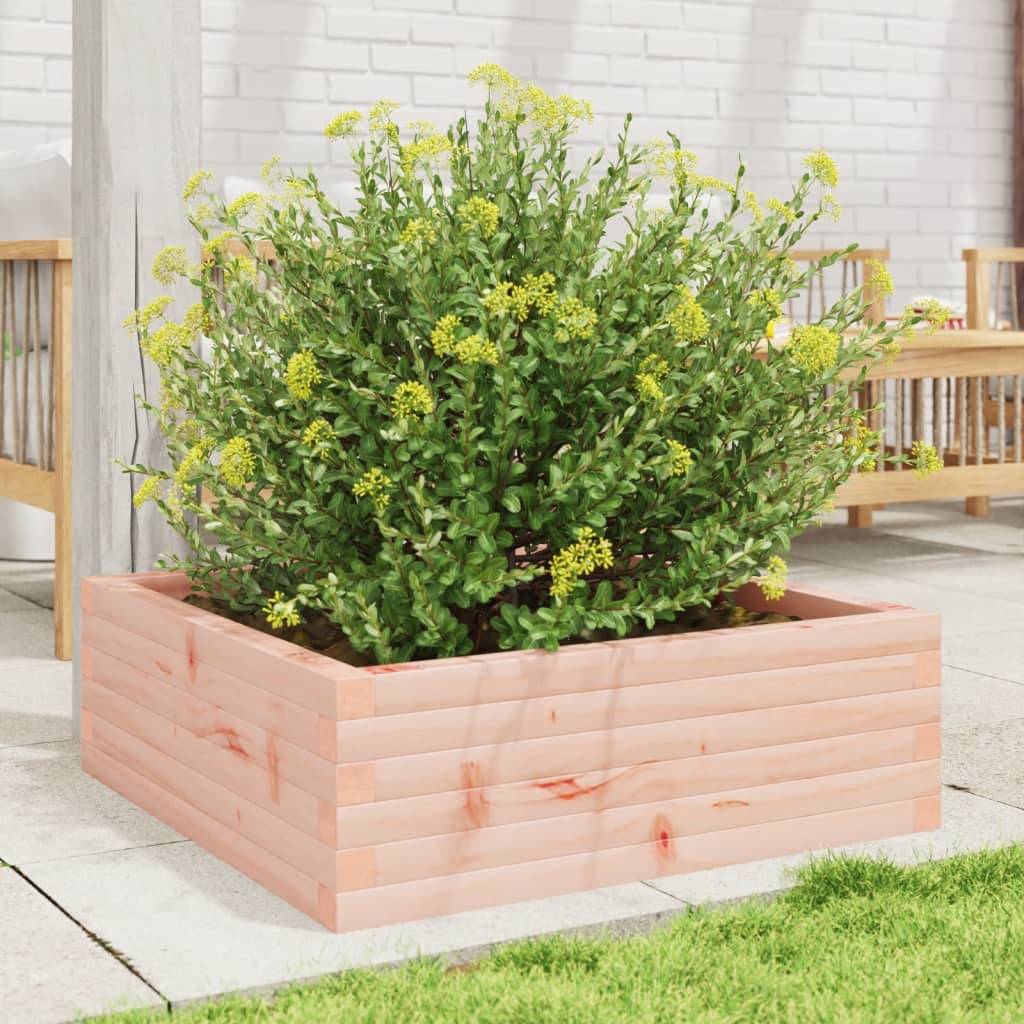 vidaXL Pflanzkübel 70x70x23 cm Massivholz Douglasie